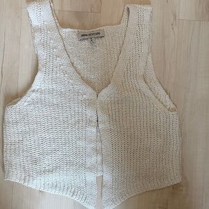 Urban Outfitters Off-White Knit Vest